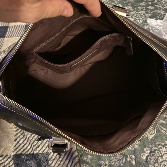 Coach Millie Satchel Handbag Black Leather Great Condition No Flaws No Smells - Picture 11 of 15